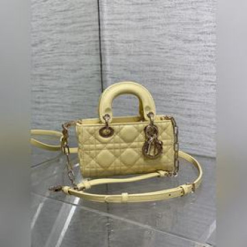 迷你小雞黃現貨 D-Joy bag羊皮2026款時尚果然就是輪回，回歸了一把中古