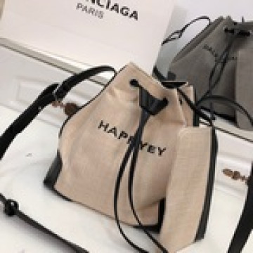 巴黎世家BALENCIAGA帆布水桶包 對版zp特殊帆布麻料材質-獨家制作-純進