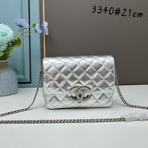 黑色 銀色 現貨chanel 23p 大五金扣logo各大網紅、博主熱推爆款
