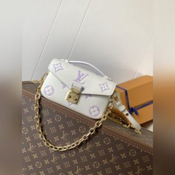 女款_變碼芯片，定制頭層牛皮M46595黑色 M22942米白 M23081杏色