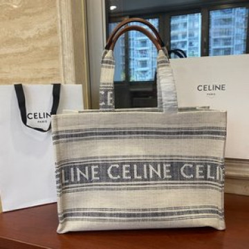 正品級 新品上線 CABAS THAIS 大號Celine 提花條紋織布  手