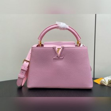 M24545茉莉粉 全皮cap那英款系列 CAPUCINES 中號手袋 Capu