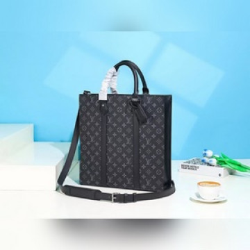 頂級原單M46452黑花 公文包手提袋系列 SAC LAT 手袋 本款 Sac