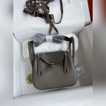 mini lindy 迷你琳迪 19cm 原廠進口tc皮【錫器灰】銀扣 同步