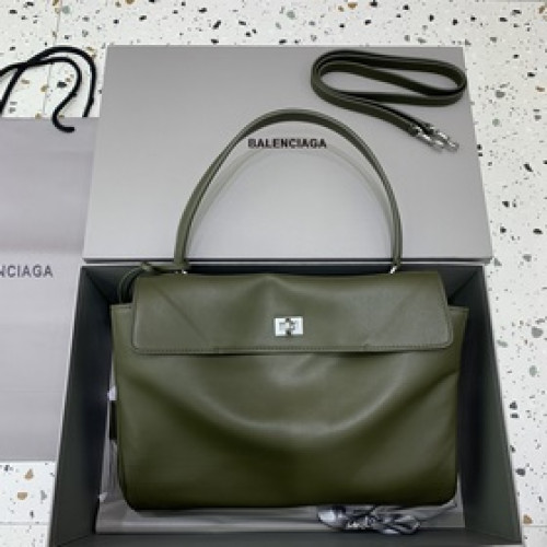 [中號綠色銀扣] BALENCIAG RODEO BAG 系列手袋 新款可以說出