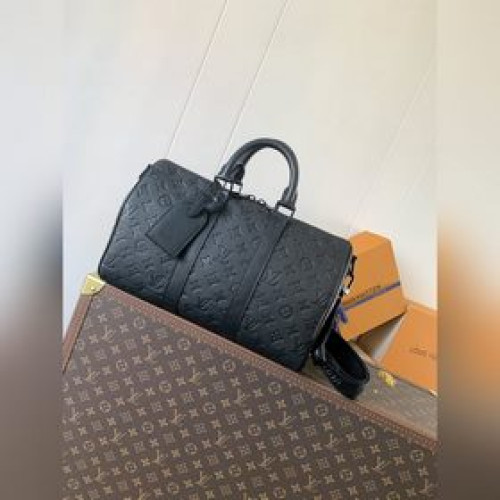 M46655 黑花 M22765壓花 頂級原單 變碼芯片 本款 Keepall