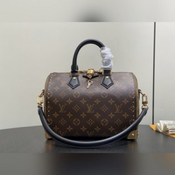 M26181老花 走秀款單肩包 Trunk Speedy 25 手袋 路易威登