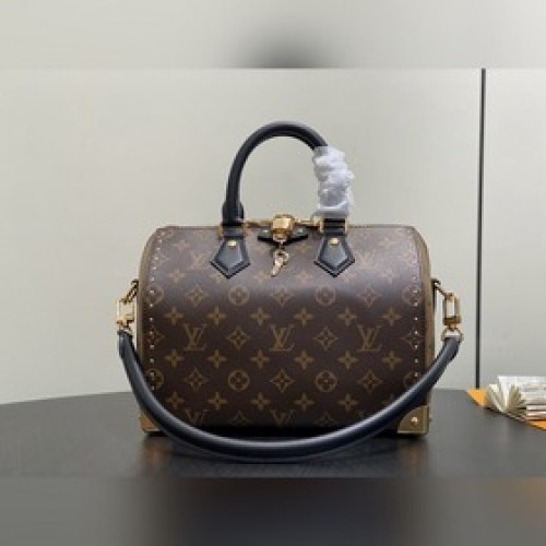M26181老花 走秀款單肩包 Trunk Speedy 25 手袋 路易威登
