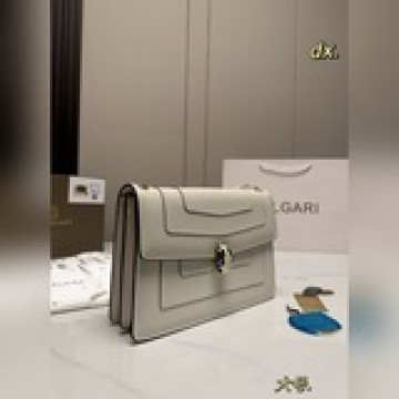 (配盒)w：27×17(大号)BVLGARI寶格麗經典款單肩斜挎包高級的