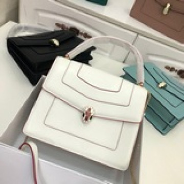 【Bvlgari】寶格麗專櫃三層蛇頭包大號，型號：6998進口頂級Box皮定制原