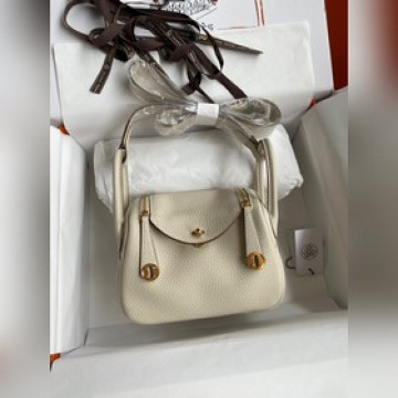 mini lindy 迷你琳迪 19cm 原廠進口tc皮【奶昔白】金扣 同步