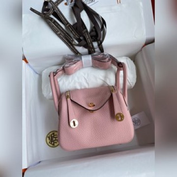 mini lindy 迷你琳迪 19cm 原廠進口tc皮【3q粉】銀扣 同步