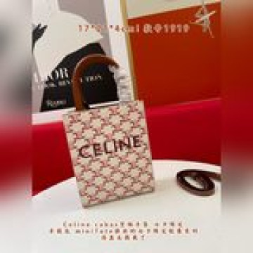 賽琳 Celine cabas豎版手袋 七夕限定刺繡款 手提包 miniTote