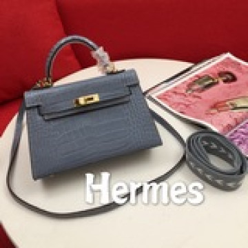 hermes 凱莉二代鳄魚紋 升級版本 mini kelly second ge