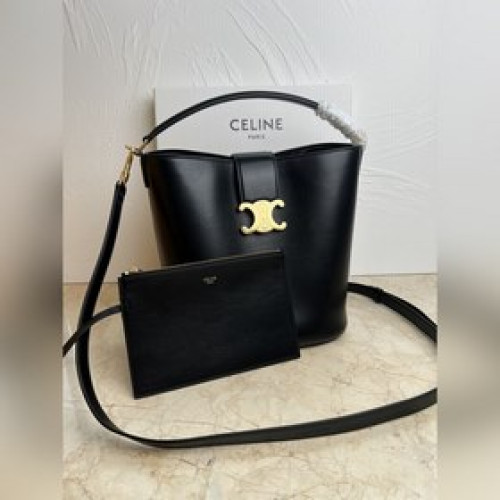 正品級 CELINE LOUISE中號光滑牛皮革手袋24s新款Louise水