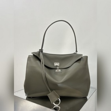 24s爆款[中號軍綠色銀扣] BALENCIAGA RODEO BAG 系列手袋