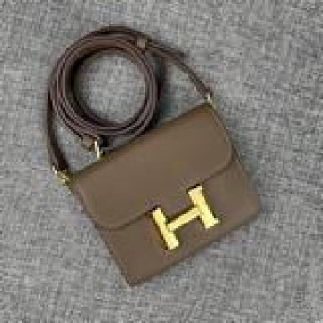 Hermes  Constance 型號：537-2荔枝紋金扣 SIZE：1