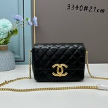 黑色 銀色 現貨chanel 23p 大五金扣logo各大網紅、博主熱推爆款
