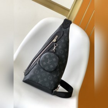 頂級原單 M30936 Duo 單肩包拼接 Monogram 帆布和 Taga