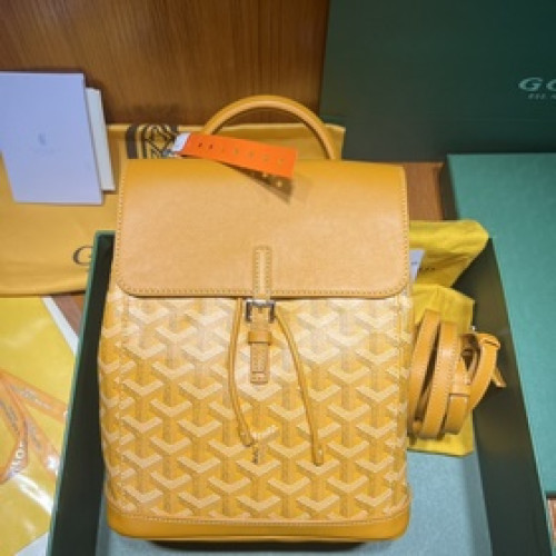 頂級原廠皮版本Goyard新款Alpin迷你雙肩包上市Goyard工坊秉承傳統工
