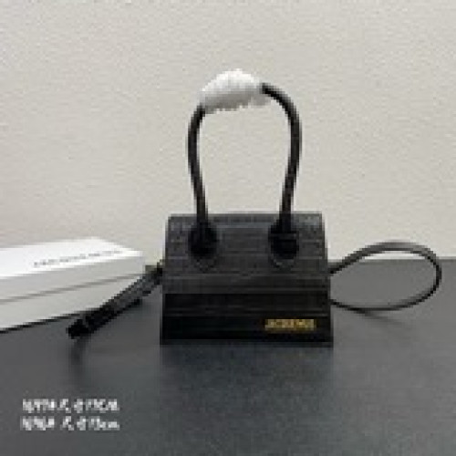 ins超火chic爆款jacquemus le chiquito long鳄紋&