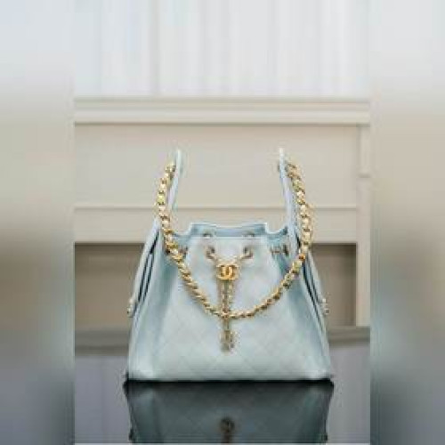 頂級進口原廠皮 所見即所得！  Chanel 25s small hobo 抽
