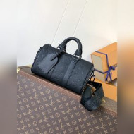 M20900黑壓 頂級原單 變碼芯片 獨家實拍 黑壓花Keepall 系列的迷你