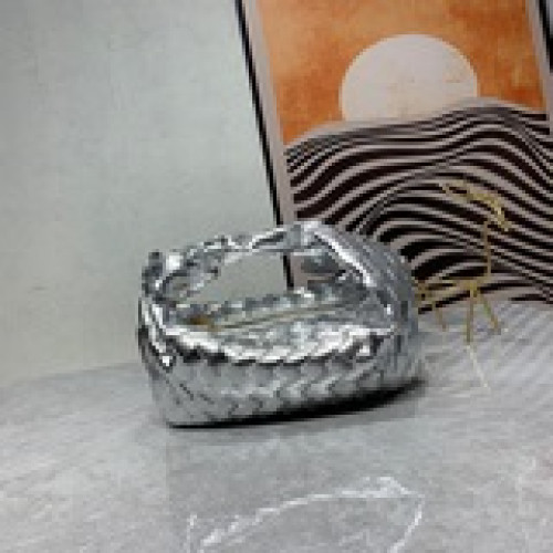 小號【原版皮高品質】 bottega veneta#最新設計編織打結tote包還
