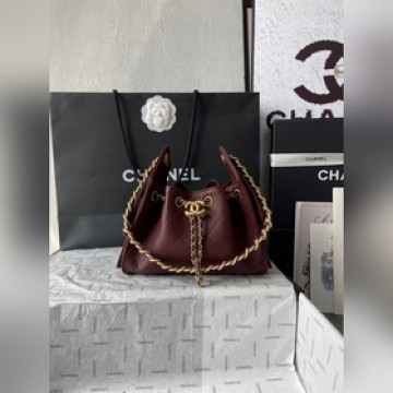 法國 高端定制品 CHANEL Chanel25S 春夏hobo抽繩水桶min
