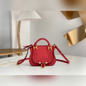 正品級  原廠皮版本 Chloe x Marcie 小號大紅色#經典熱賣款！超