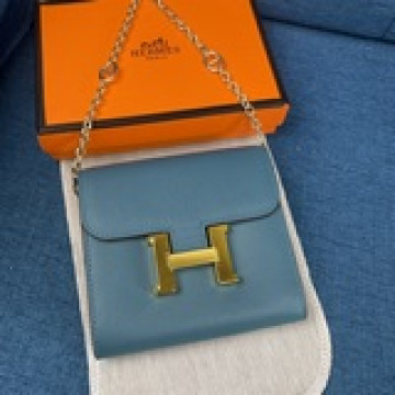 hermes  constance 型號：9851手掌紋金扣 size：13