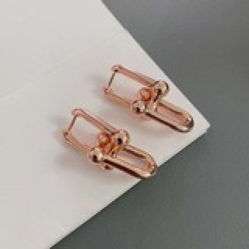 Tiffany 蒂芙尼 火爆登場 關節 雙鍊環 耳釘 歐美範十足 人手必備 可單