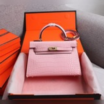 凱莉二代鳄魚紋22cm 19cm 版型完美hermes mini kelly s