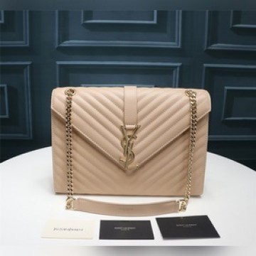 平紋 SAINT LAURENT MONOGRAMME 經典聖羅蘭采用原版南非皮