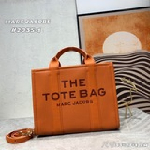 MJ荔枝紋牛皮托特包-MARC JACOBS- the traveler tot