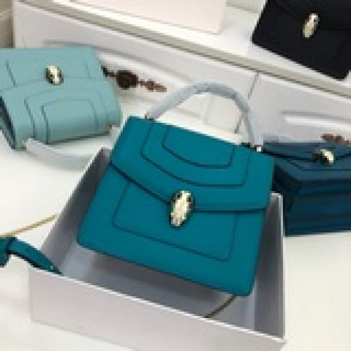 【Bvlgari 】寶格麗專櫃款 原版品質進口頂級牛皮定制原單五金點綴seren