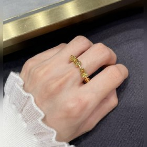 V金材質 5140170 （碼數678）Tiffany蒂芙尼U形鍊環戒指 可鹽可