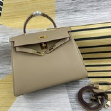 愛馬仕 hermes 凱麗包 頂級原版版本  新皮紋7色出貨    金扣 三 尺