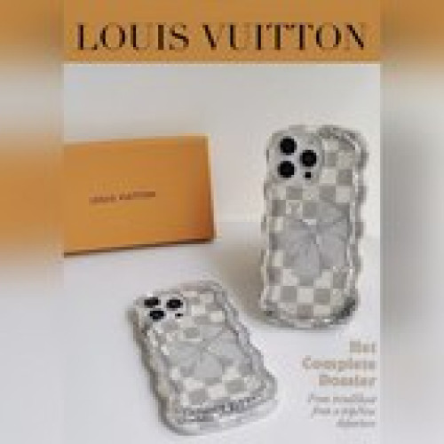 配盒新款上架流沙波浪紋- LV棋盤格蝴蝶結 閃粉外貿款抖音爆款液态流沙帶閃粉