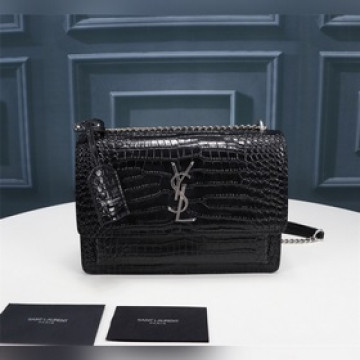 鳄魚紋YSL聖羅蘭爆款出擊鳄魚紋.王子文同款[得意]SAINT  LAURENT