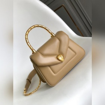 【原廠皮】 BVLGARI  SERPENTI REVERSE系列小號手提包