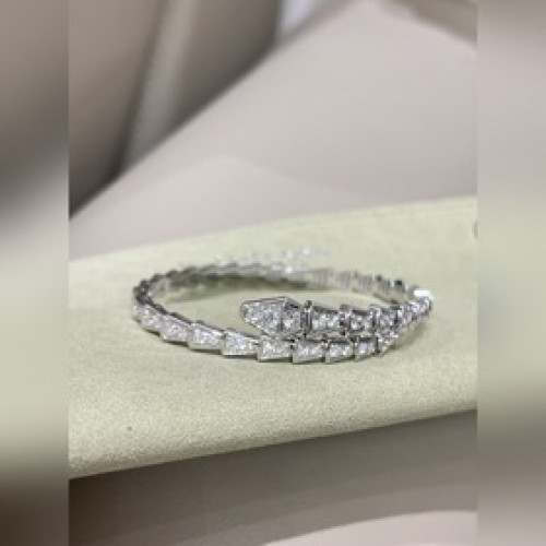 [原單對版] (配全套包裝) BVLGARI 寶格麗 滿鑽小蛇手镯 王牌爆款