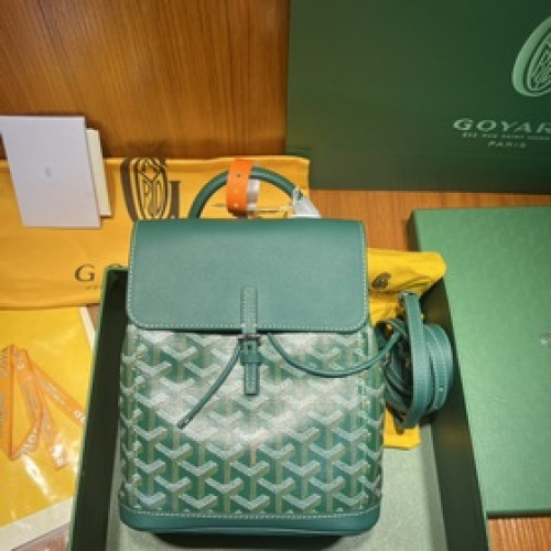 頂級原廠皮版本Goyard新款Alpin迷你雙肩包上市Goyard工坊秉承傳統工