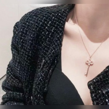 9 2 5 5140200 蒂芙尼心冠鑰匙項鍊，925銀鍍白金！真金工藝！一直在