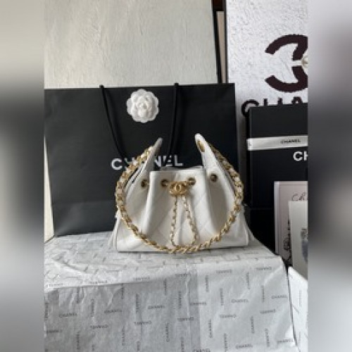 法國 高端定制品 CHANEL Chanel25S 春夏hobo抽繩水桶min