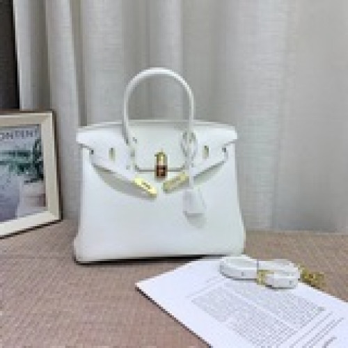 鉑金包 經典不過時 長期暢銷款 荔枝紋頭層牛皮  尺寸：20cm 25cm 3