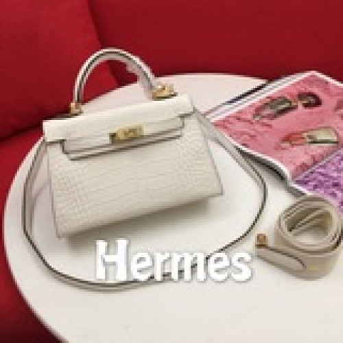 hermes 凱莉二代鳄魚紋 升級版本 mini kelly second ge