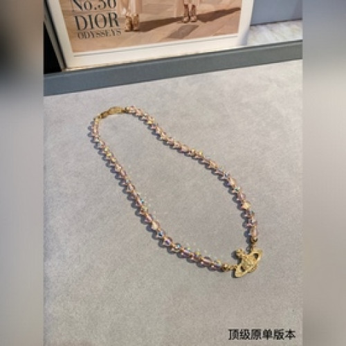 [原單對版] (配全套包裝) 土星七彩水晶項鍊，太精緻了喜歡這種小而精緻的款，