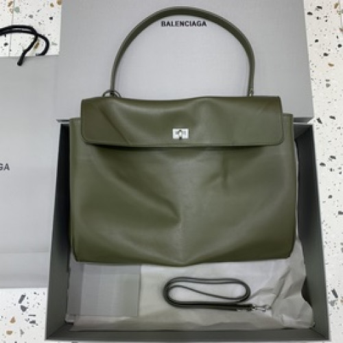 [大號綠色銀扣] BALENCIAG RODEO BAG 系列手袋 新款可以說出