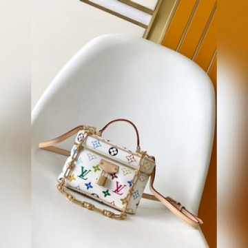 M13662 動态芯片 白彩本款 Vanity Pouch 手袋出自路易威登 x
